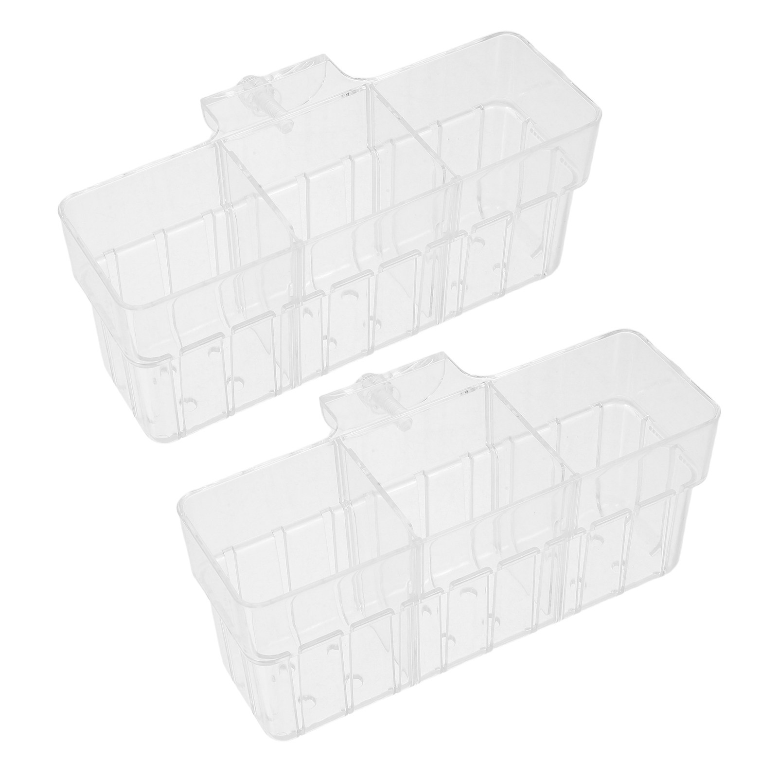 Aquarium Planting - 2Pcs Clear Hydroponic Plant Basket for