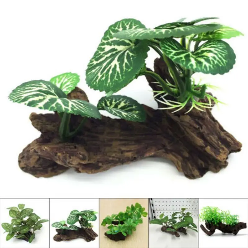 Plastic Artificial Turtle Tree – обзор и цена Planted Aquarium Making