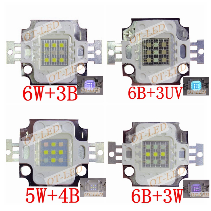 New 5pcs 10W Square Actinic Hy – обзор и цена Planted Aquarium Uv Light