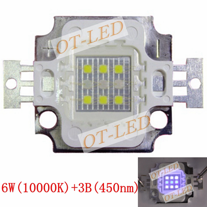 New 5pcs 10W Square Actinic Hy – обзор и цена Planted Aquarium Uv Light