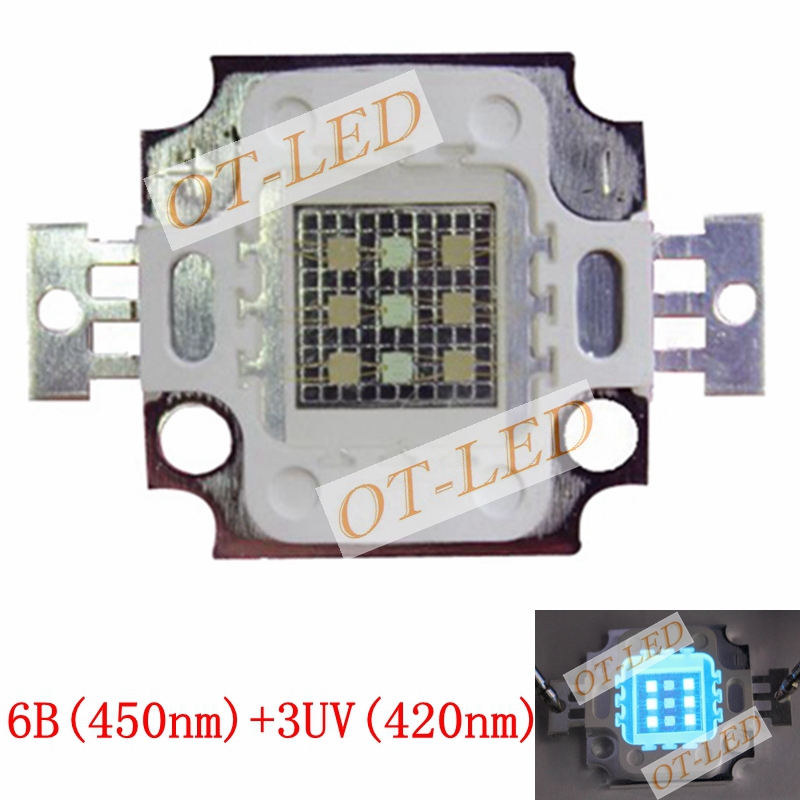 New 5pcs 10W Square Actinic Hy – обзор и цена Planted Aquarium Uv Light