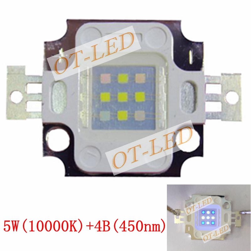 New 5pcs 10W Square Actinic Hy – обзор и цена Planted Aquarium Uv Light