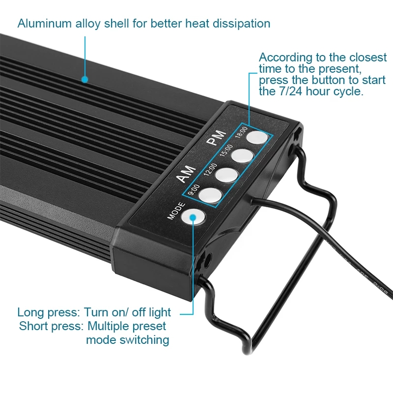 Aquarium LED Lighting 24/7 Hou – обзор и цена Planted Aquarium Hours