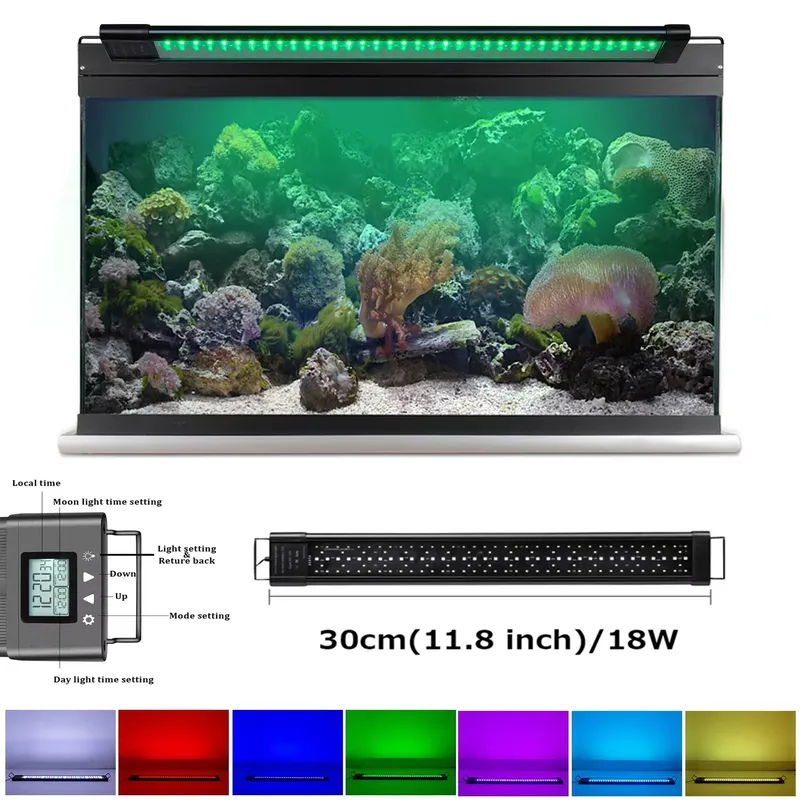 LED IP68 11.8 in 18W Plant Gro – обзор и цена Planted Aquarium Hours