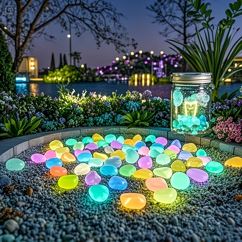 300PCS Luminous Pebble Set,0.9 – обзор и цена Aquarium Planting