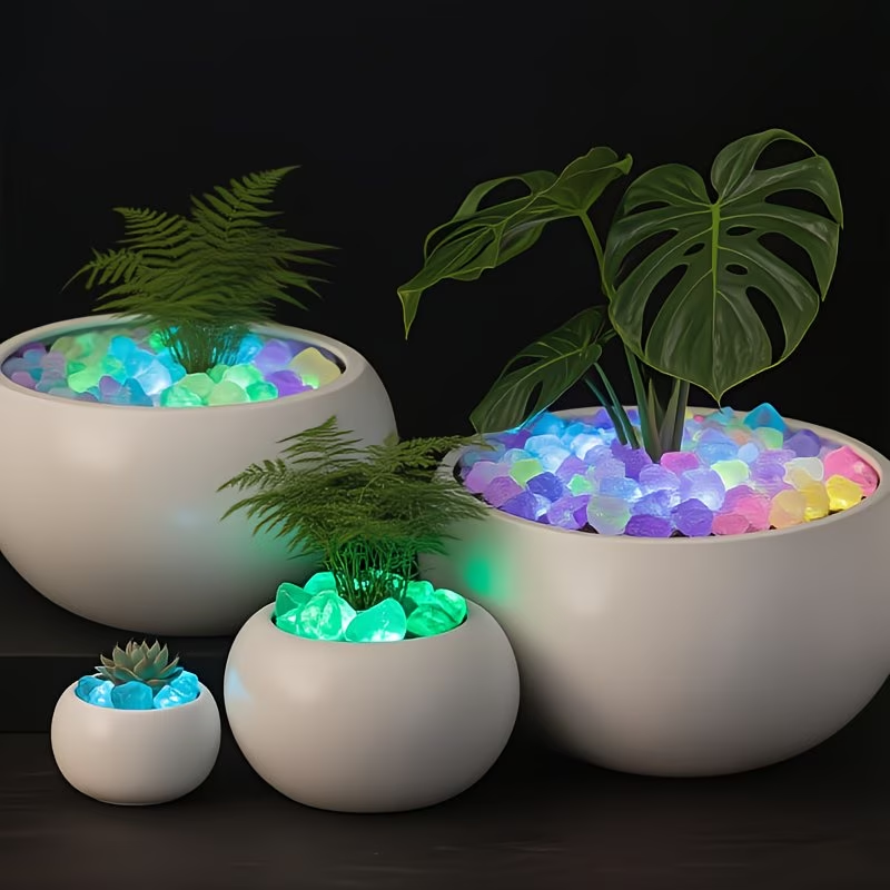 300PCS Luminous Pebble Set,0.9 – обзор и цена Aquarium Planting