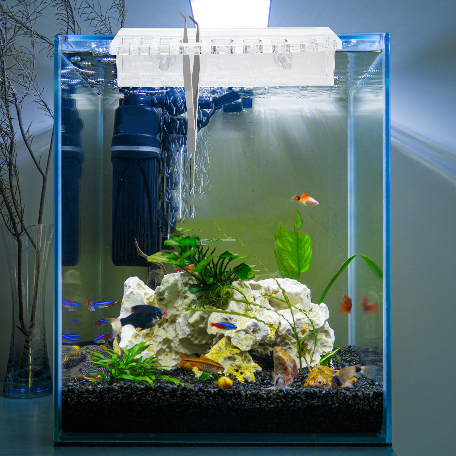 Aquarium Tool Holder Acrylic F – обзор и цена Aquarium Planted Wall