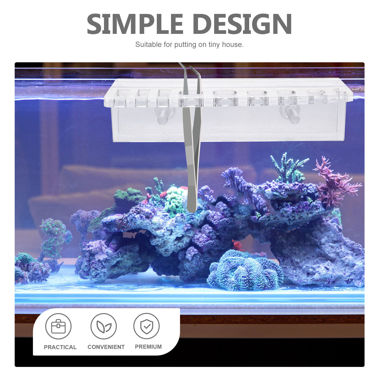 Aquarium Tool Holder Acrylic F – обзор и цена Aquarium Planted Wall