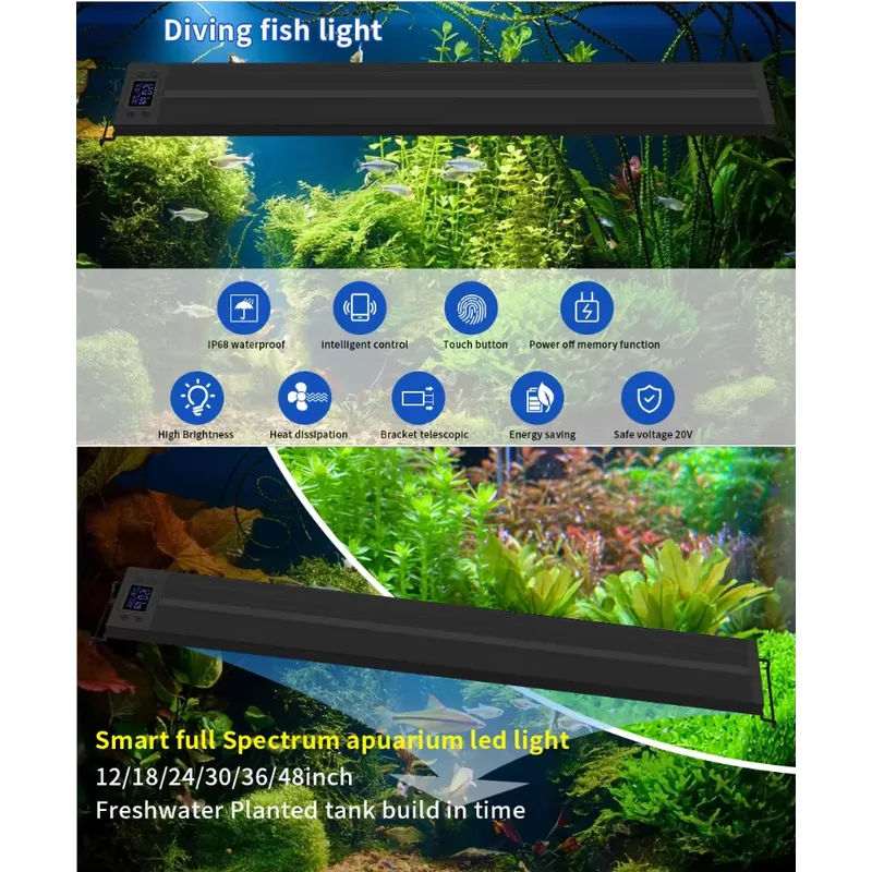 75cm 30inch Plant Light Fish T – обзор и цена Planted Aquarium Hours