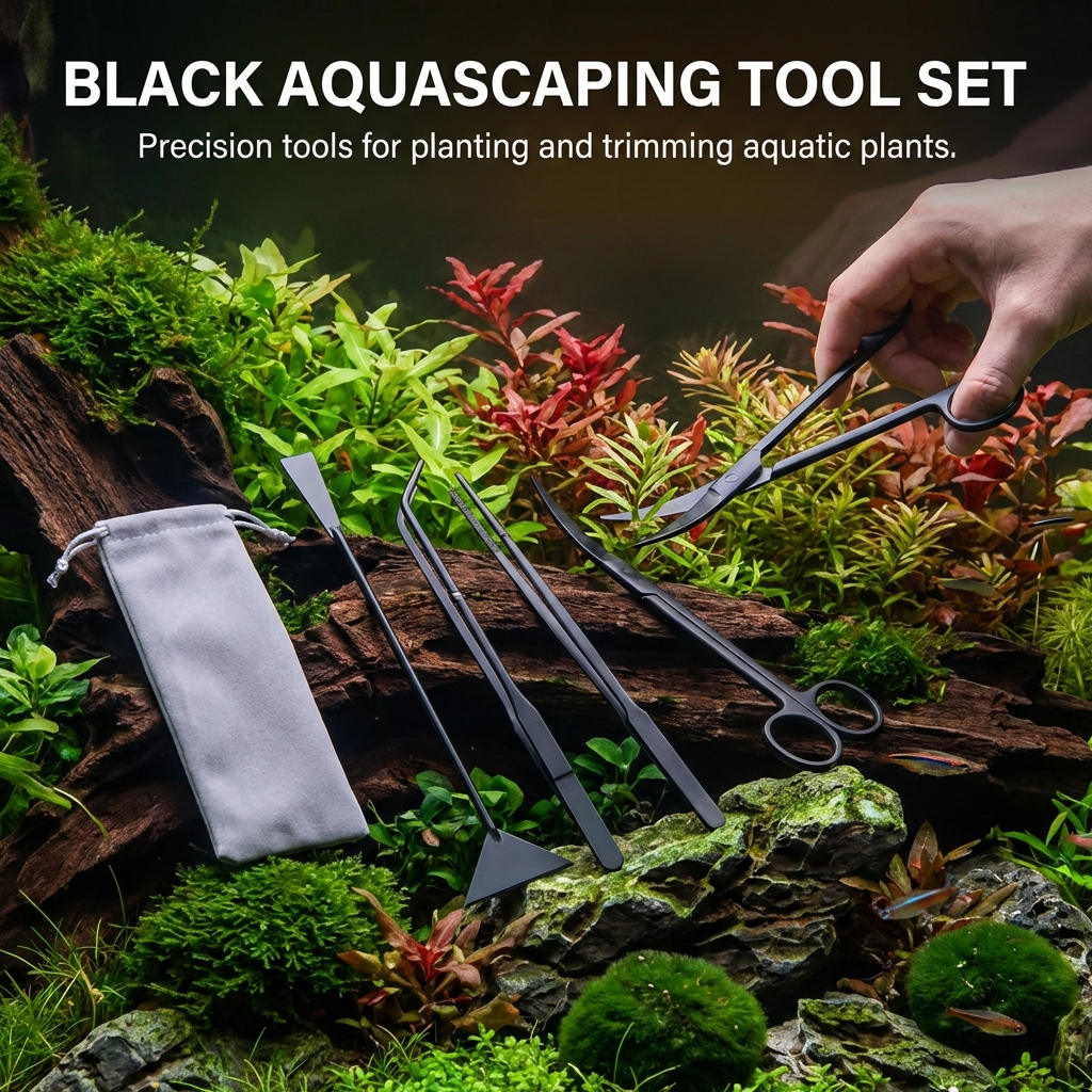 Stainless Steel Aquarium Tools – обзор и цена Planted Aquarium Cleaning Kit