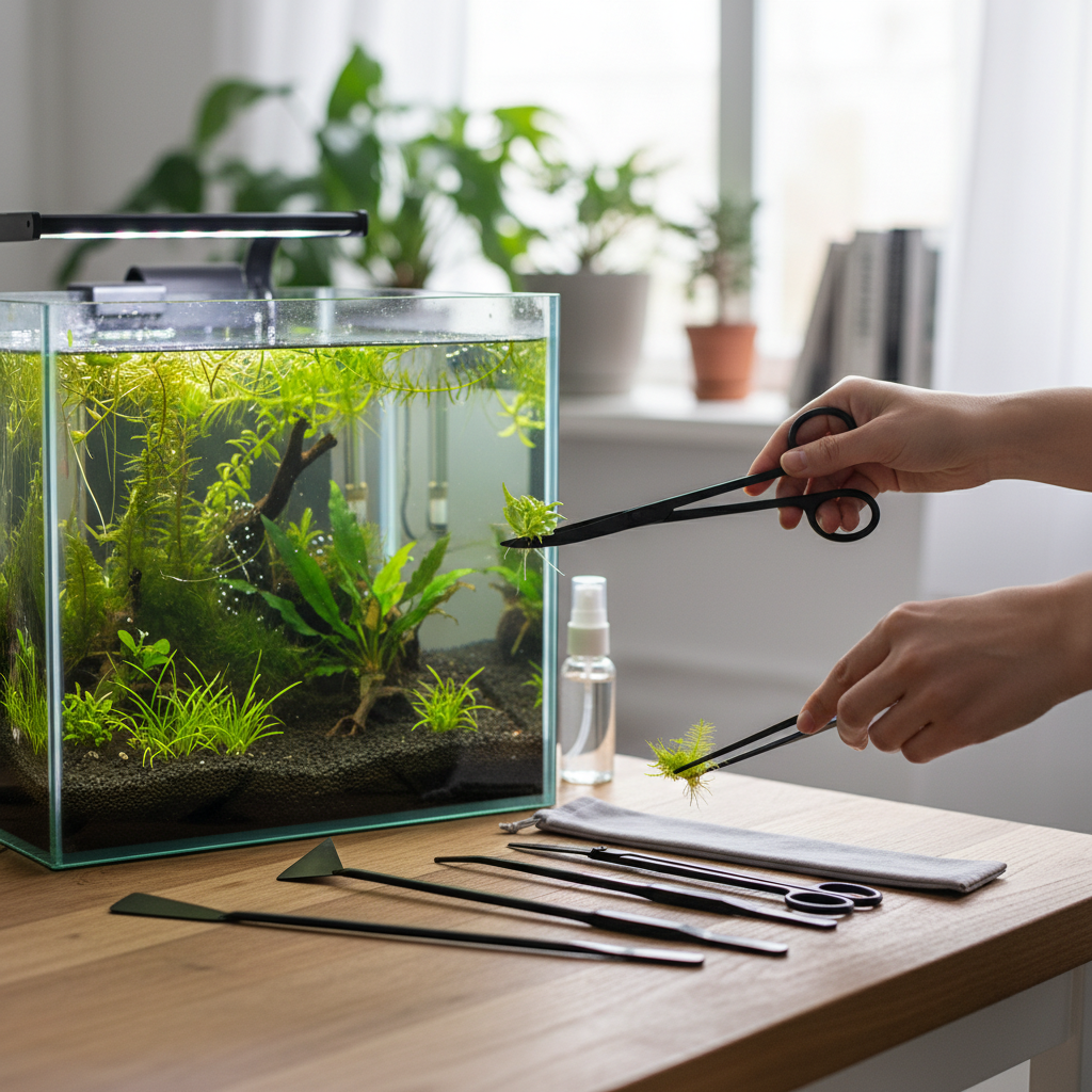 Stainless Steel Aquarium Tools – обзор и цена Planted Aquarium Cleaning Kit