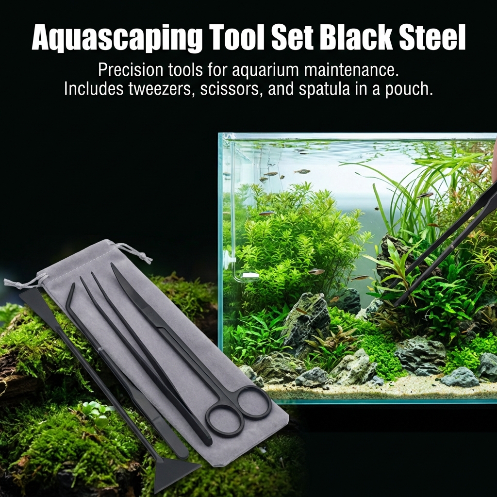 Stainless Steel Aquarium Tools – обзор и цена Planted Aquarium Cleaning Kit