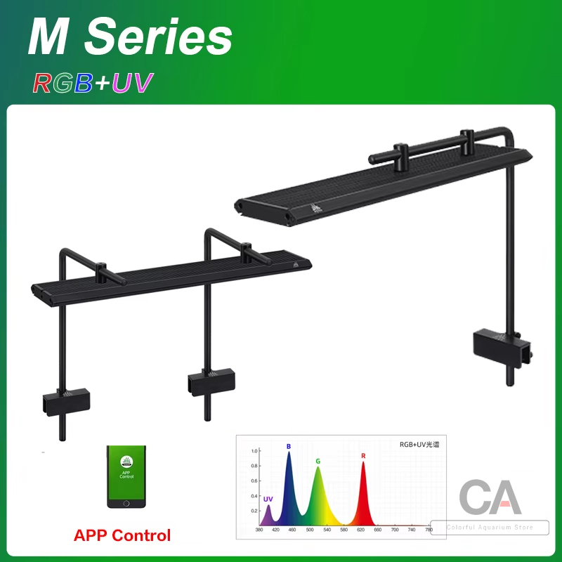 WEEK AQUA LED M Series RGB+UV  – обзор и цена Planted Aquarium Uv Light