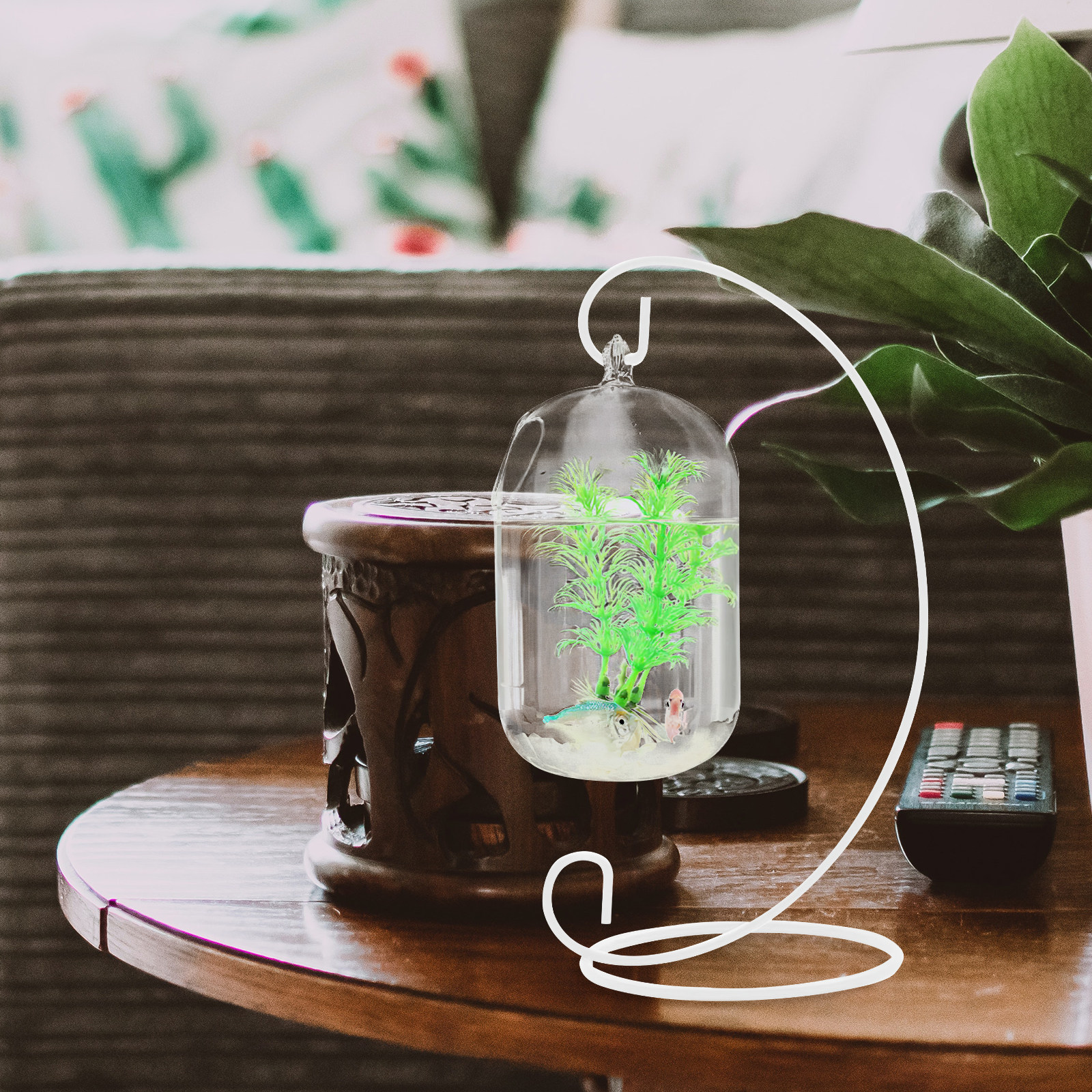 Transparent Hanging Glass Fish – обзор и цена Planted Aquarium Mini