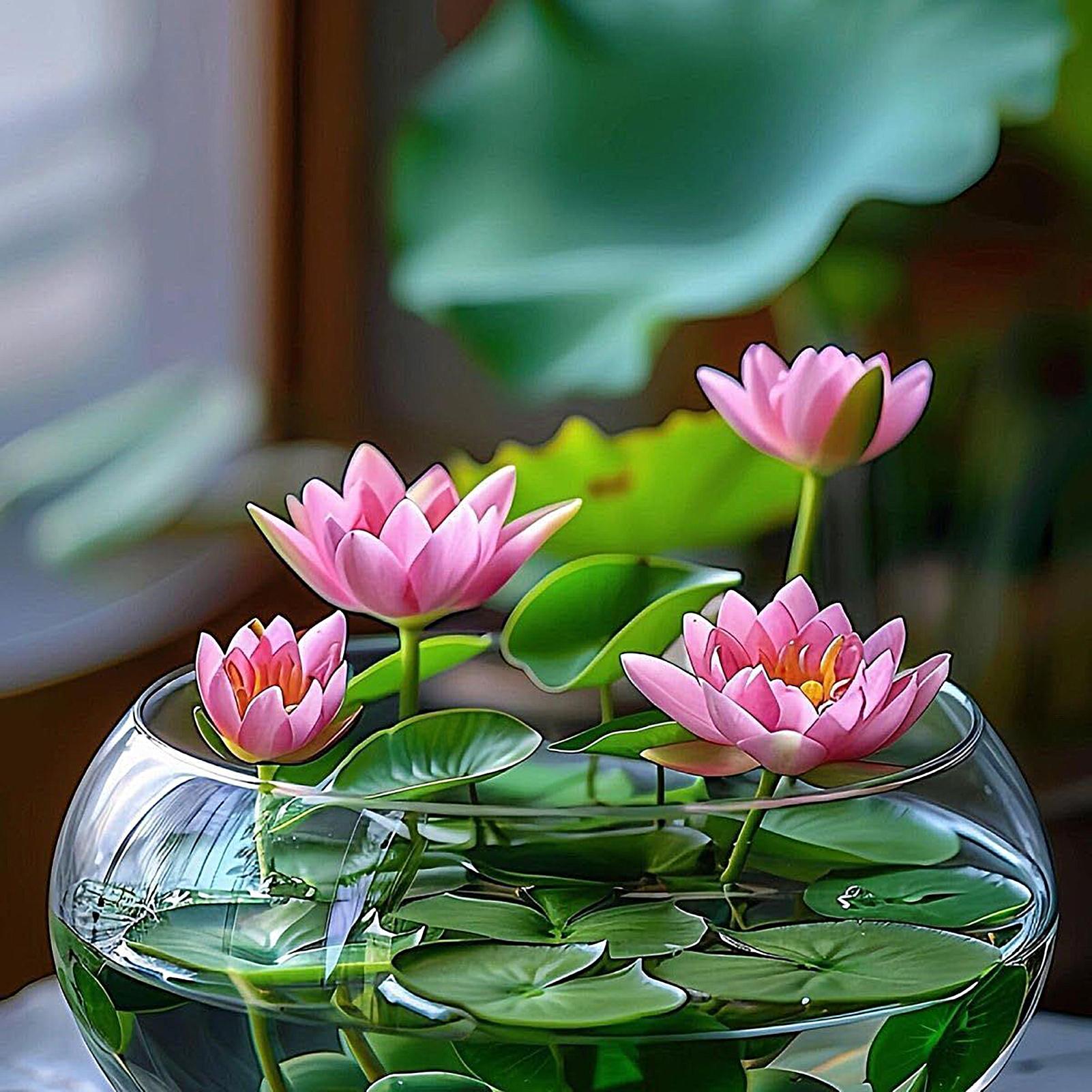Fish Glass Bowl Glass Large Hy – обзор и цена Aquarium Planting