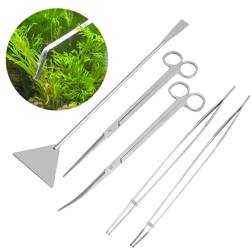 3/5Pcs/Set Aquarium Cleaning T – обзор и цена Planted Aquarium Cleaning Kit