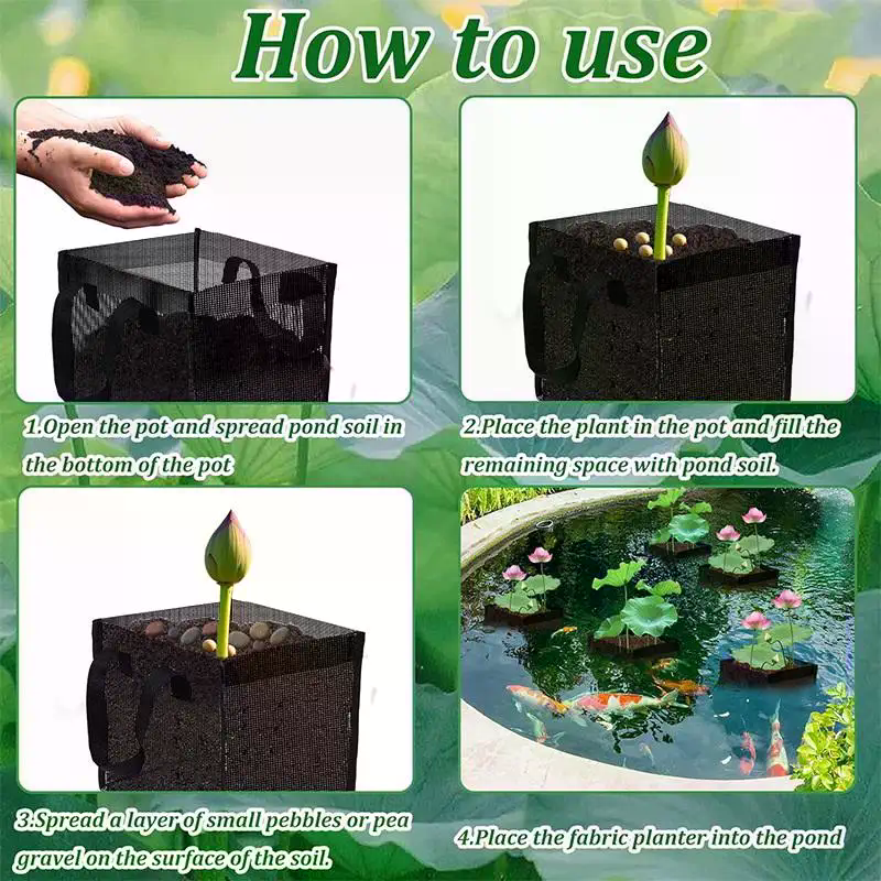 4 Pcs Black Mesh Pond Planting – обзор и цена Aquarium Planting