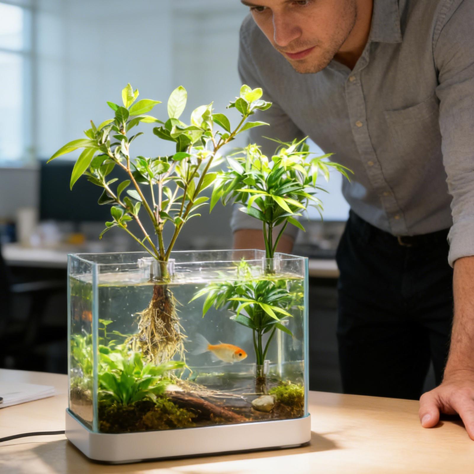 Mini Fish Tank Planter Pot 6Pc – обзор и цена Planted Aquarium Mini