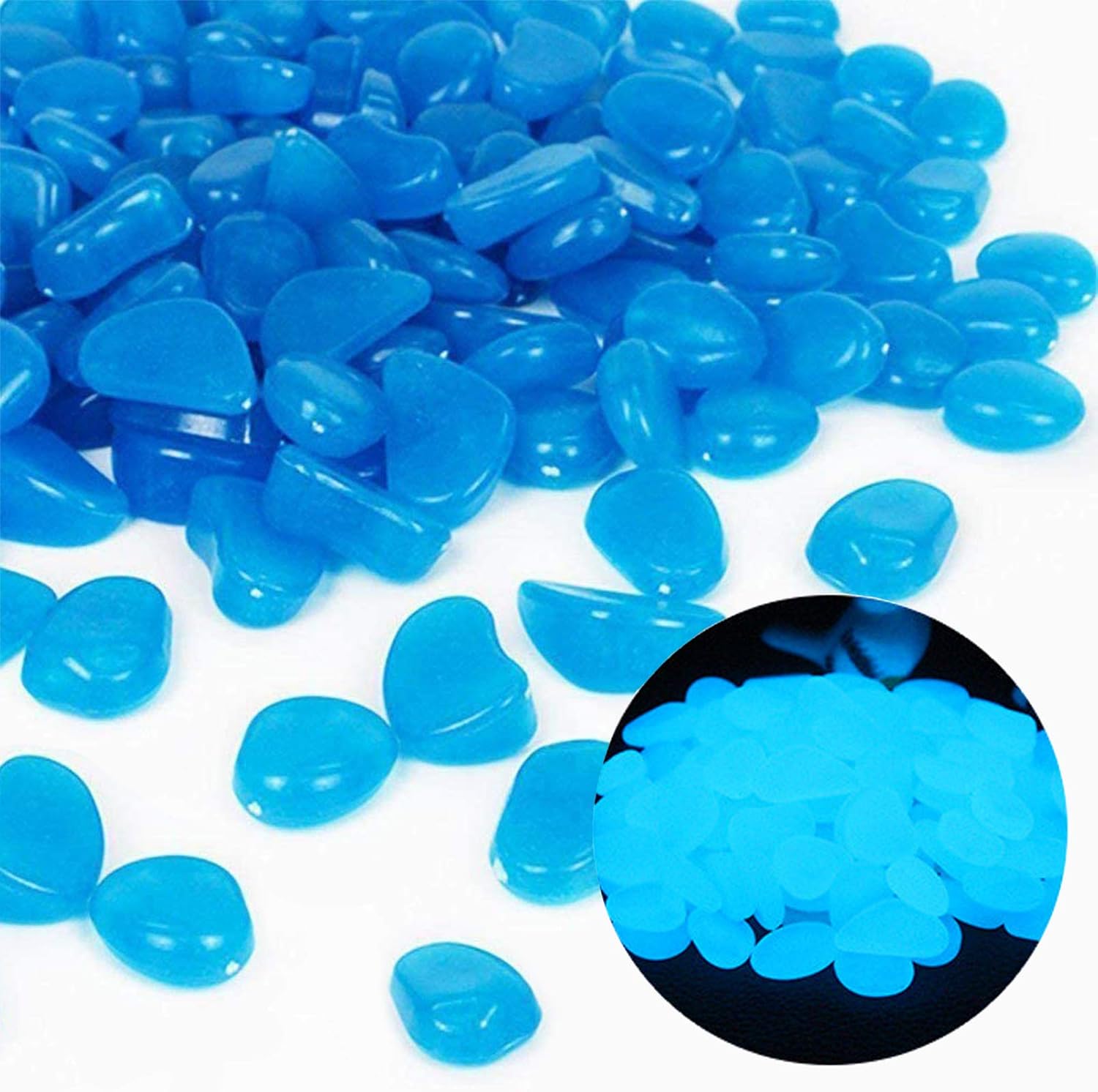 Fish Tank Rocks Glow Blue Pebb – обзор и цена Aquarium Planting
