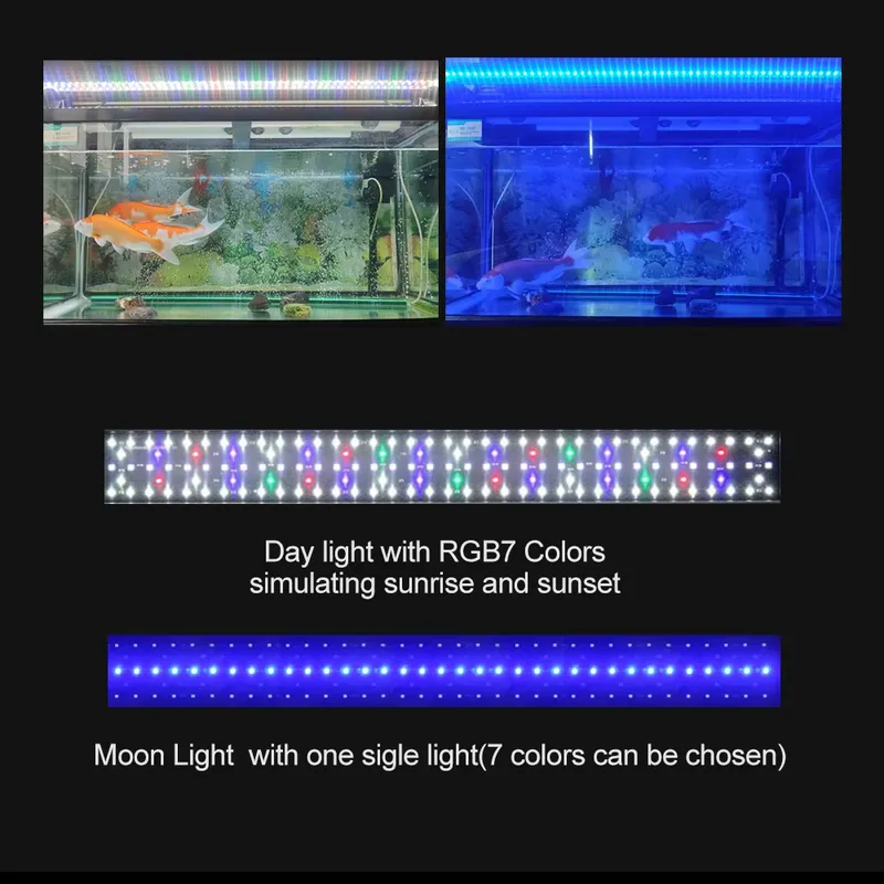 RGB LED Aquarium Light 12-48 I – обзор и цена Planted Aquarium Hours