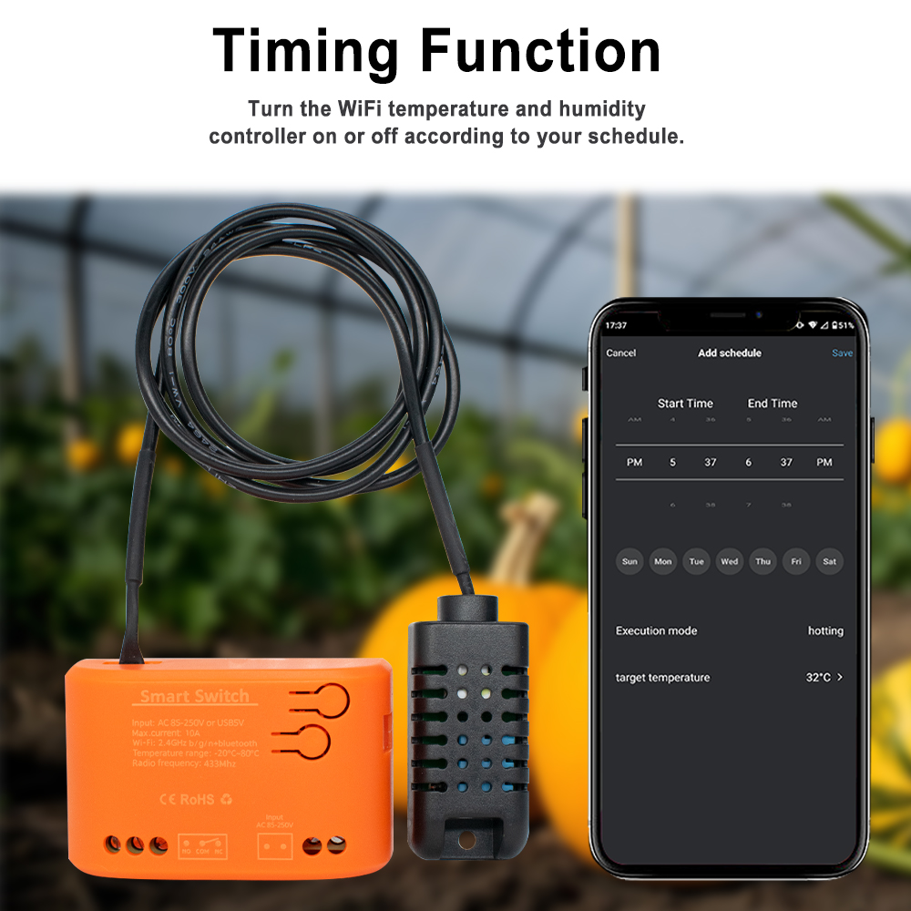 Tuya WiFi Temperature Humidity – обзор и цена Aquarium Planting