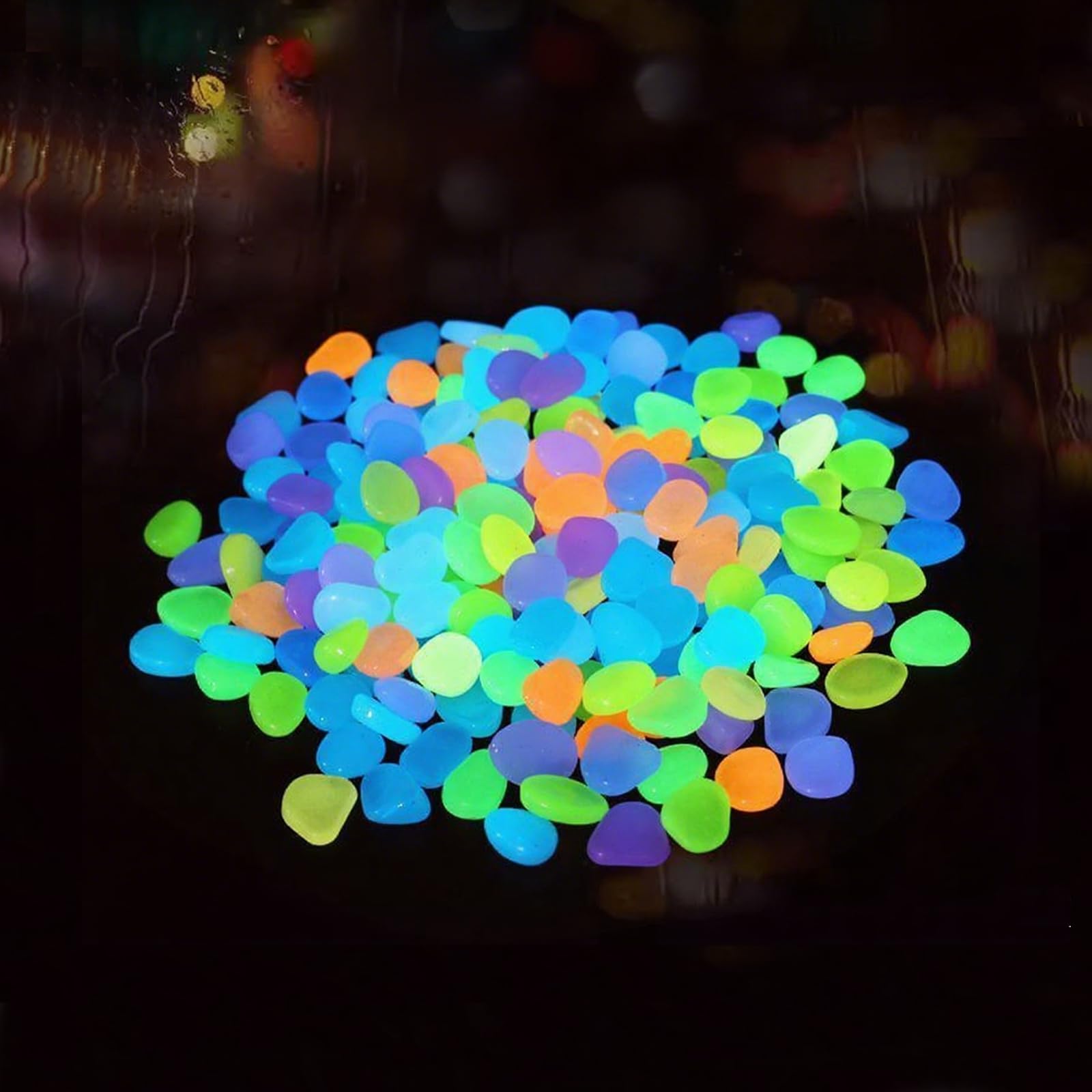 100pcs Glow In The Dark Pebble – обзор и цена Planted Aquarium Hours