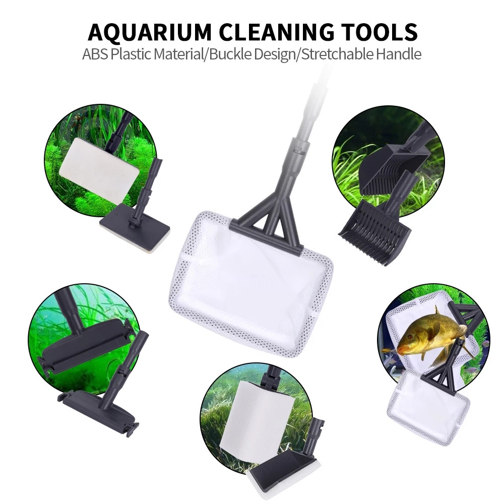 6 in 1 Aquarium Cleaning Tools – обзор и цена Planted Aquarium Cleaning Kit