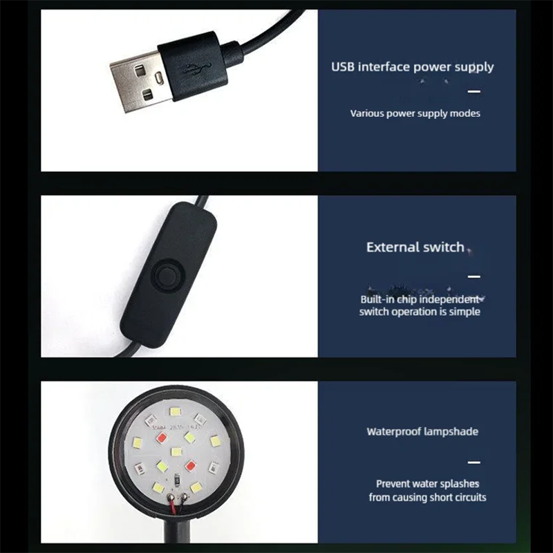 USB LED Fish Tank Clip Lamp Hi – обзор и цена Planted Aquarium Mini