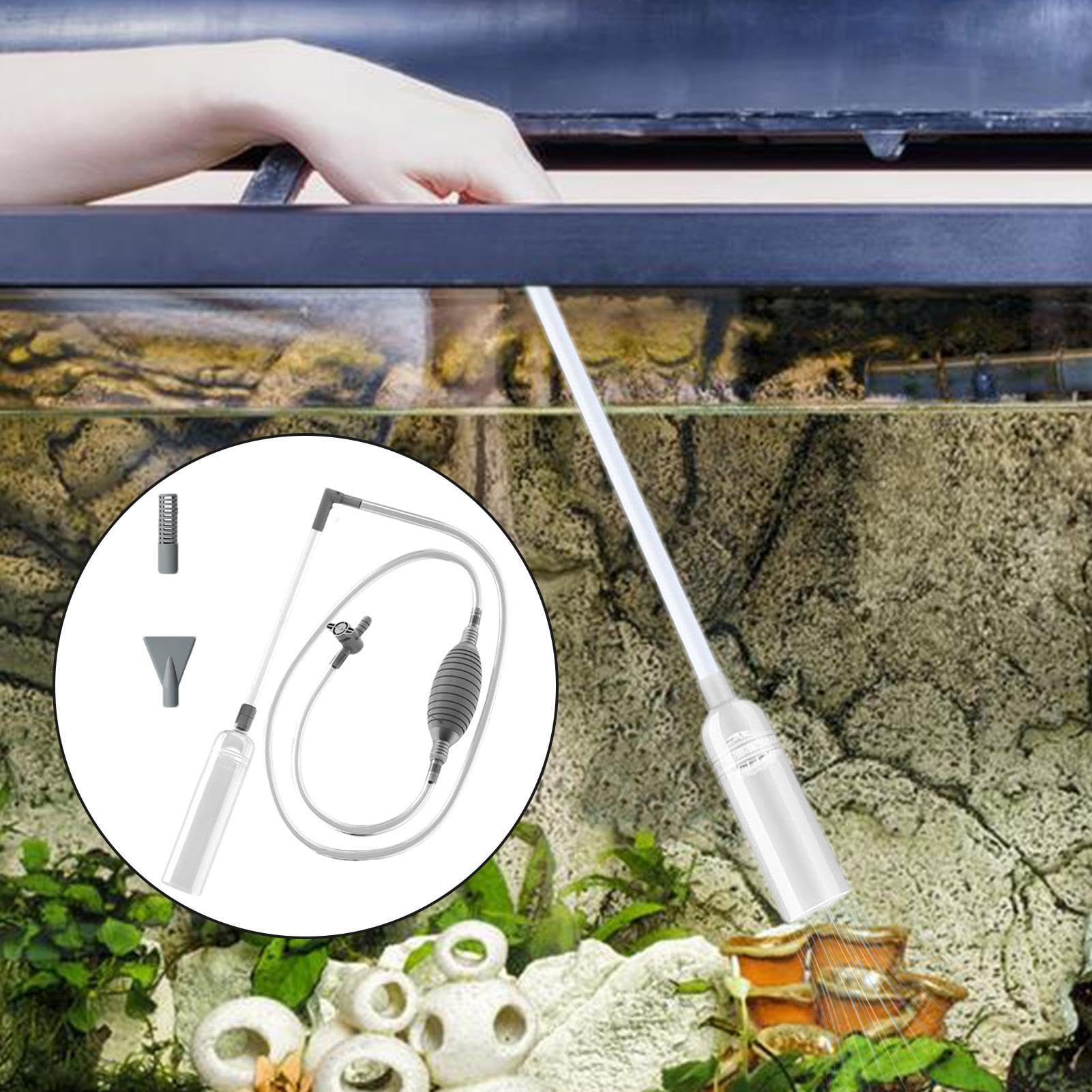 Fish Tank Aquarium Siphon Vacu – обзор и цена Planted Aquarium Cleaning Kit