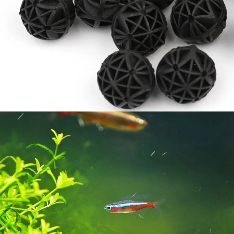 20Pcs 16mm Aquarium Filter Bio – обзор и цена Aquarium Planted Tank Filter