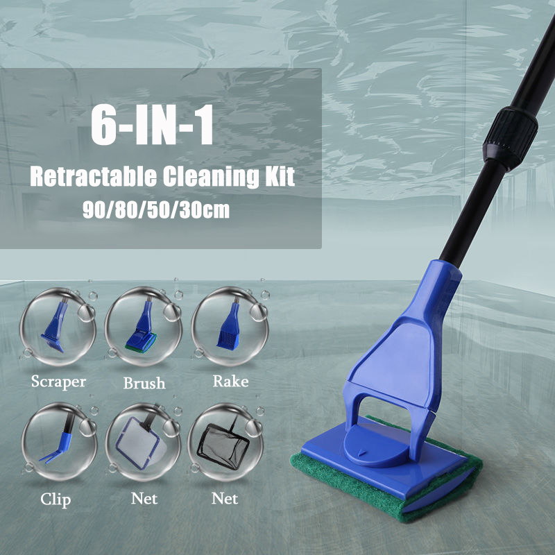 6-IN-1 Aquarium Cleaning Tools – обзор и цена Planted Aquarium Cleaning Kit