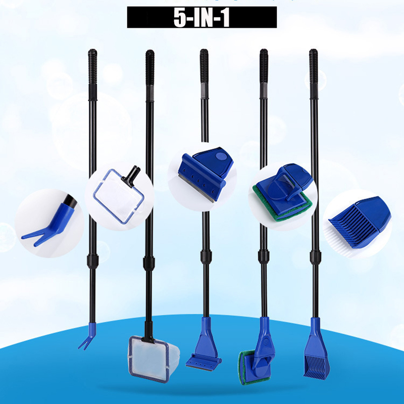 6-IN-1 Aquarium Cleaning Tools – обзор и цена Planted Aquarium Cleaning Kit